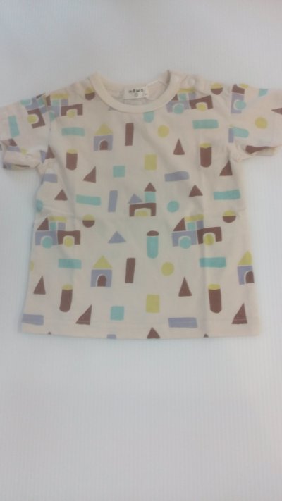 画像3: NEEDLE WORK/つみき柄Tシャツ（アイボリー）80