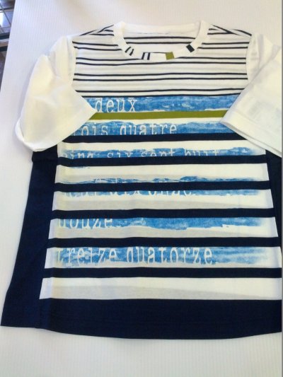 画像1: アンヴィモード/Ｔシャツ（ボーダーコン）