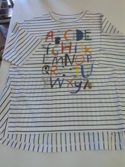 画像1: アンヴィモード/Ｔシャツ（ボーダーロゴ）