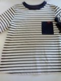 K&S1949/Tシャツ（コン×白ボーダー）