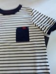 画像2: K&S1949/Tシャツ（コン×白ボーダー） (2)
