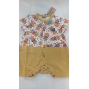 画像: RAG MART/ロンパース（イエロー）70