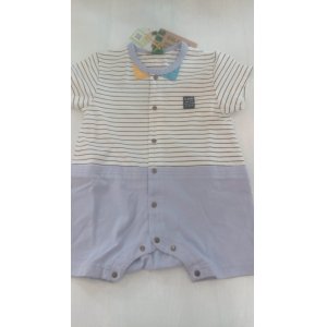 画像: RAG MART/ロンパース（パープル）70