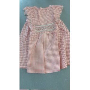 画像: セラフ/チェックワンピース（レッド）90/100/110/120/130/140