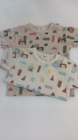 画像: NEEDLE WORK/つみき柄Tシャツ（アイボリー）80