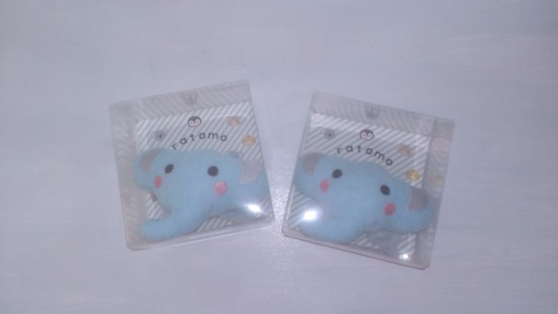 画像1: ホイップクリーム/ratomo ぞうさん（ブルー） baby