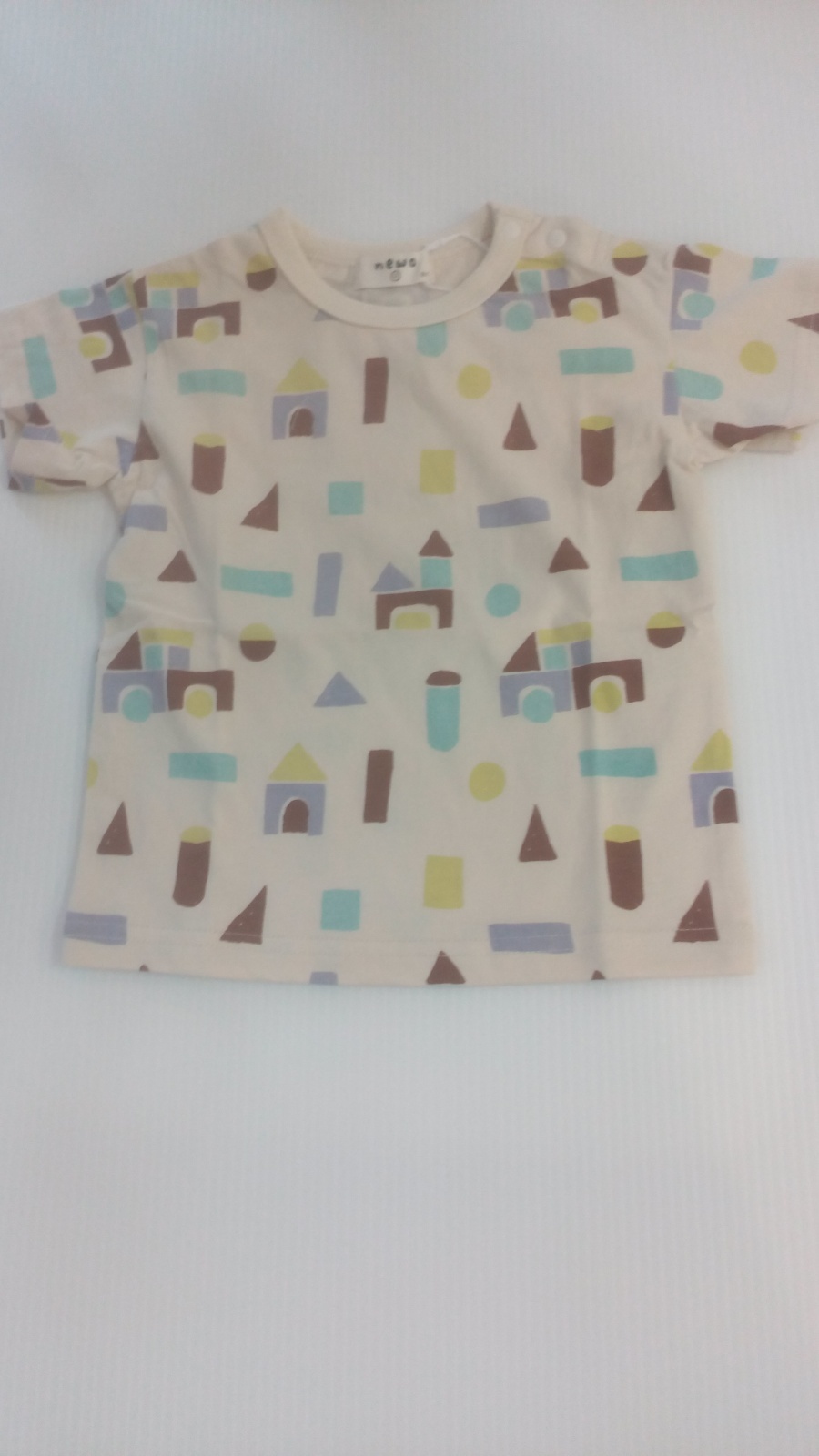 画像3: NEEDLE WORK/つみき柄Tシャツ（アイボリー）80