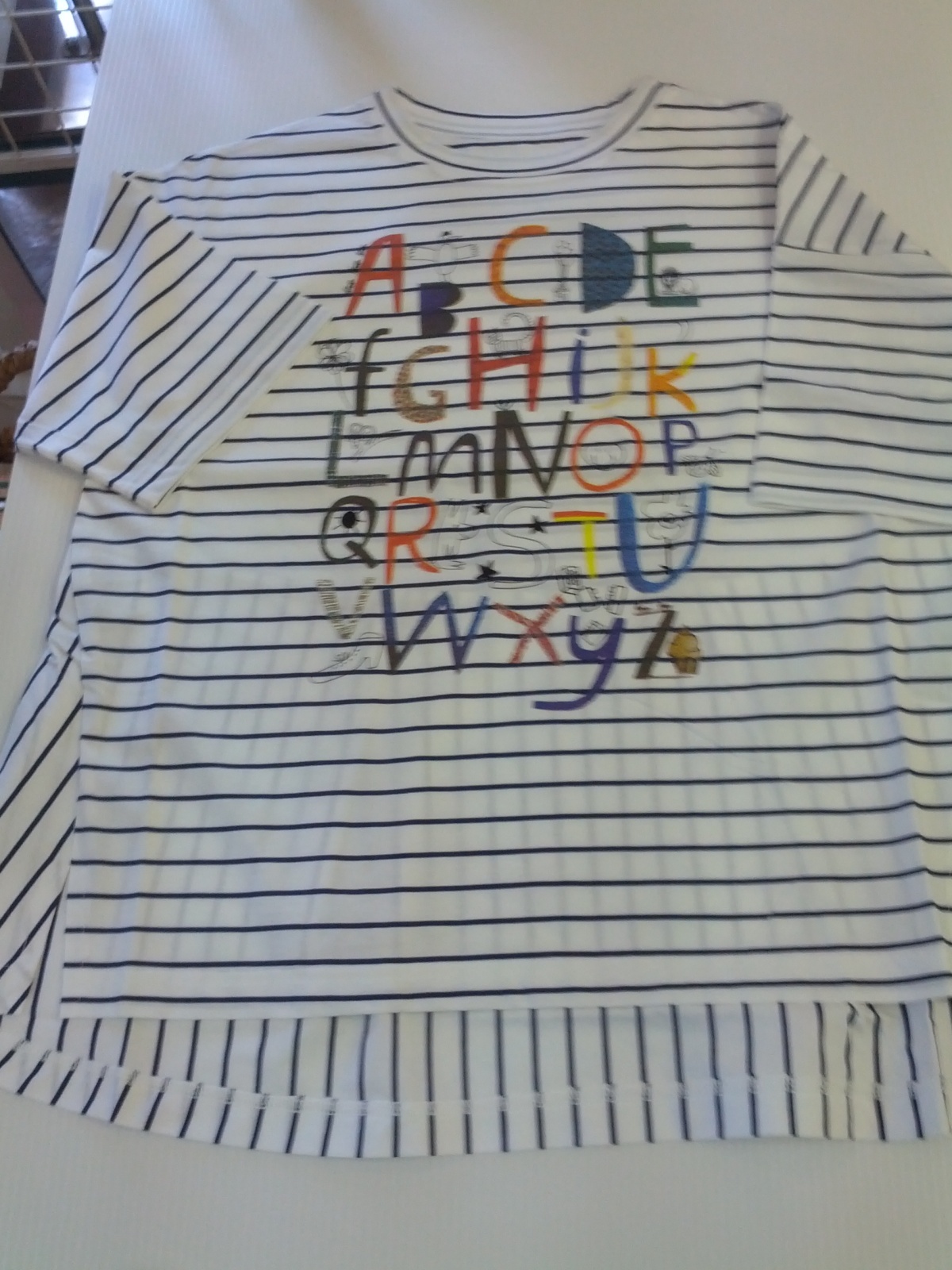 画像1: アンヴィモード/Ｔシャツ（ボーダーロゴ）